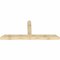 Ekena Millwork Portland Rough Sawn Timber Gable Bracket, Douglas Fir, 96"W x 40"H x 6"D x 6"F, 10/12 Pitch GBW096X40X0606POR00RDF - alternate 3